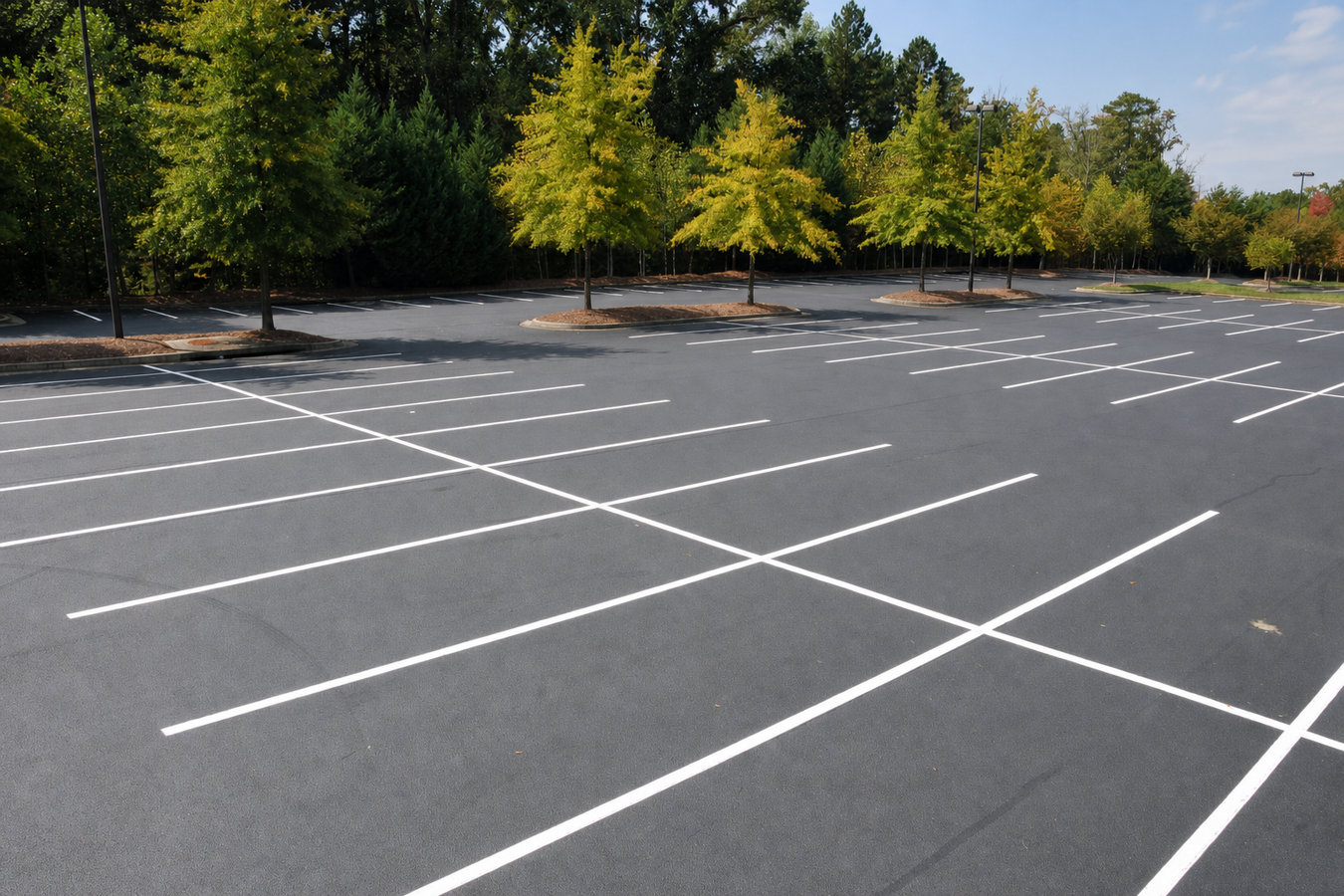 Parking lot maintenance